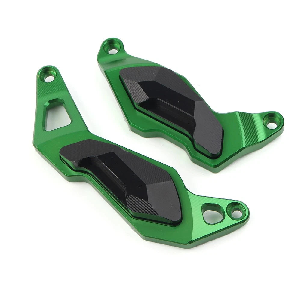 Motor Stator Slider Guard Cover Protector Green for Kawasaki Ninja 400 (2018–2023)