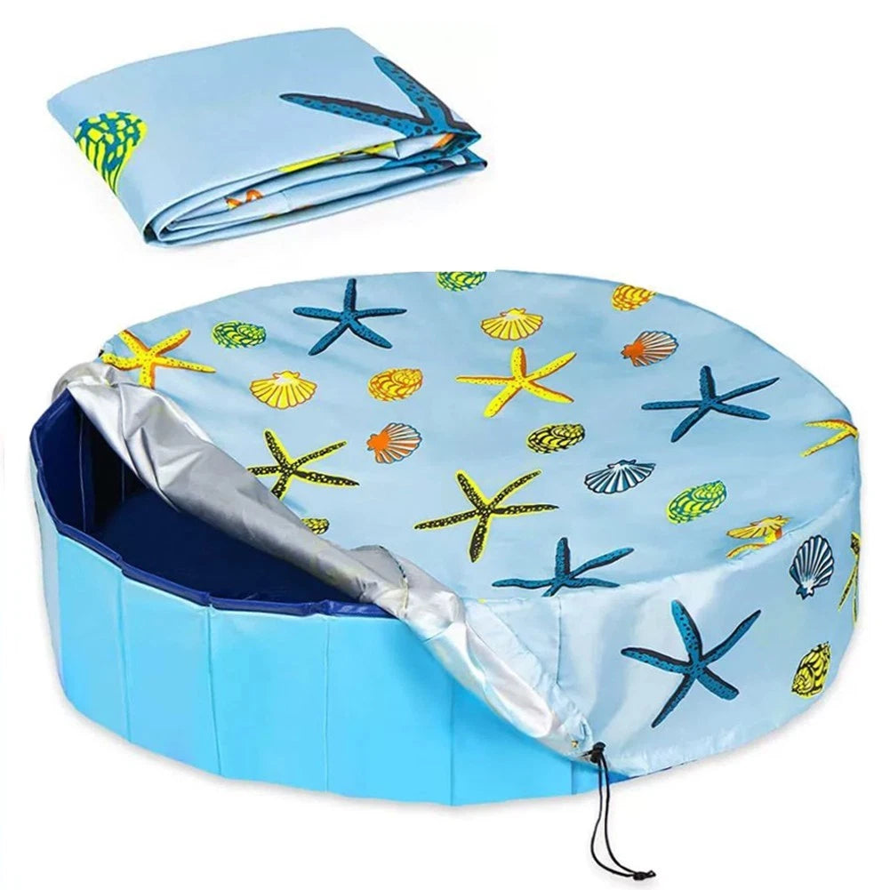 Round Swimming Pool Cover with Drawstring for Swimming Pools