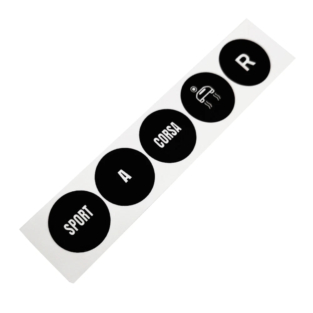 Gear Selector Button Sticker for Maserati GranTurismo