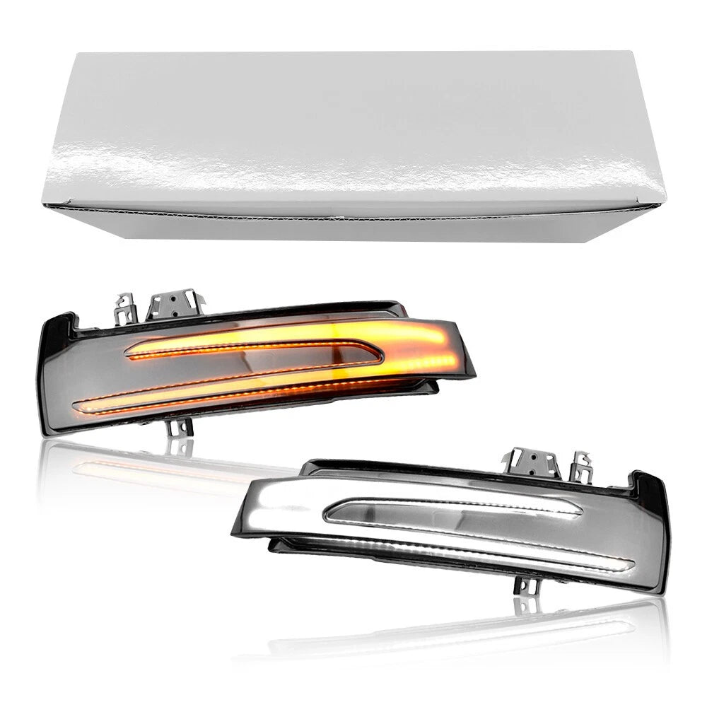 Smoke Sequential LED Side Mirror Lights for Mercedes Benz A/CLA (2013–2020)