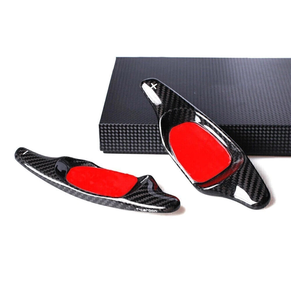 Carbon Fiber Shift Paddle Extensions for Audi S3 S5 A5 S6 SQ5 RS7 (2013–2020)
