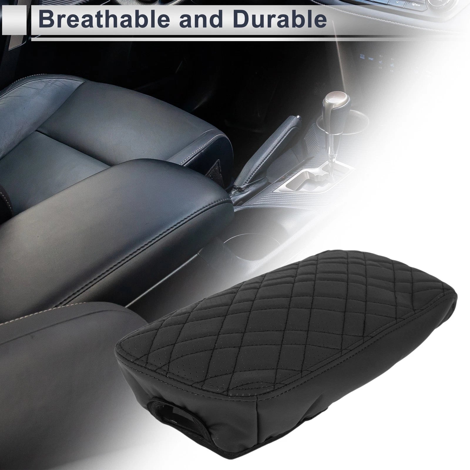Car Center Console Cover Replacement for BMW X3 (2014–2018) Black