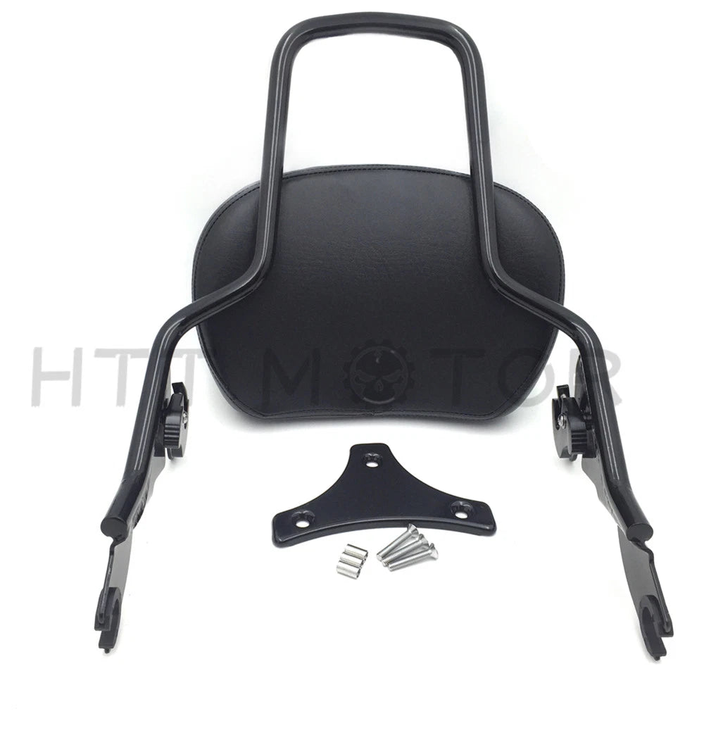 Black Backrest Sissy Bar for Harley Electra Glide Road King (2009–2021)