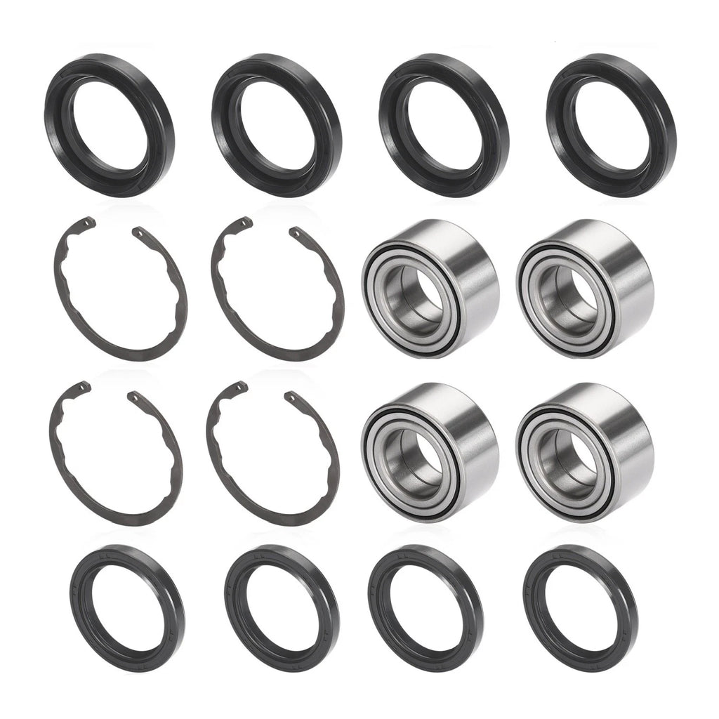 4X Wheel Bearing w/Circlip for Kawasaki Bayou Prairie 300 400 (1990–2004)