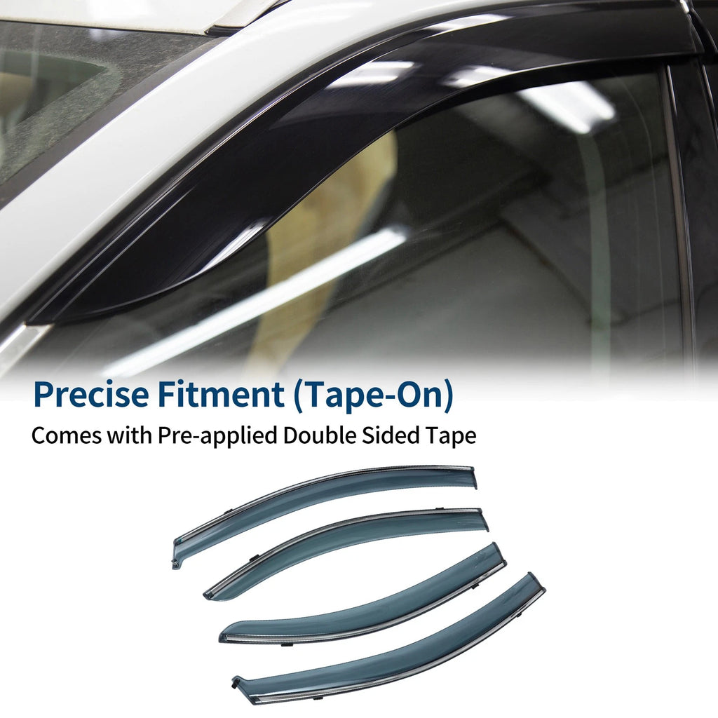 Car Window Deflectors Side Vent Visors for Chevrolet Aveo Sedan (2007–2010)