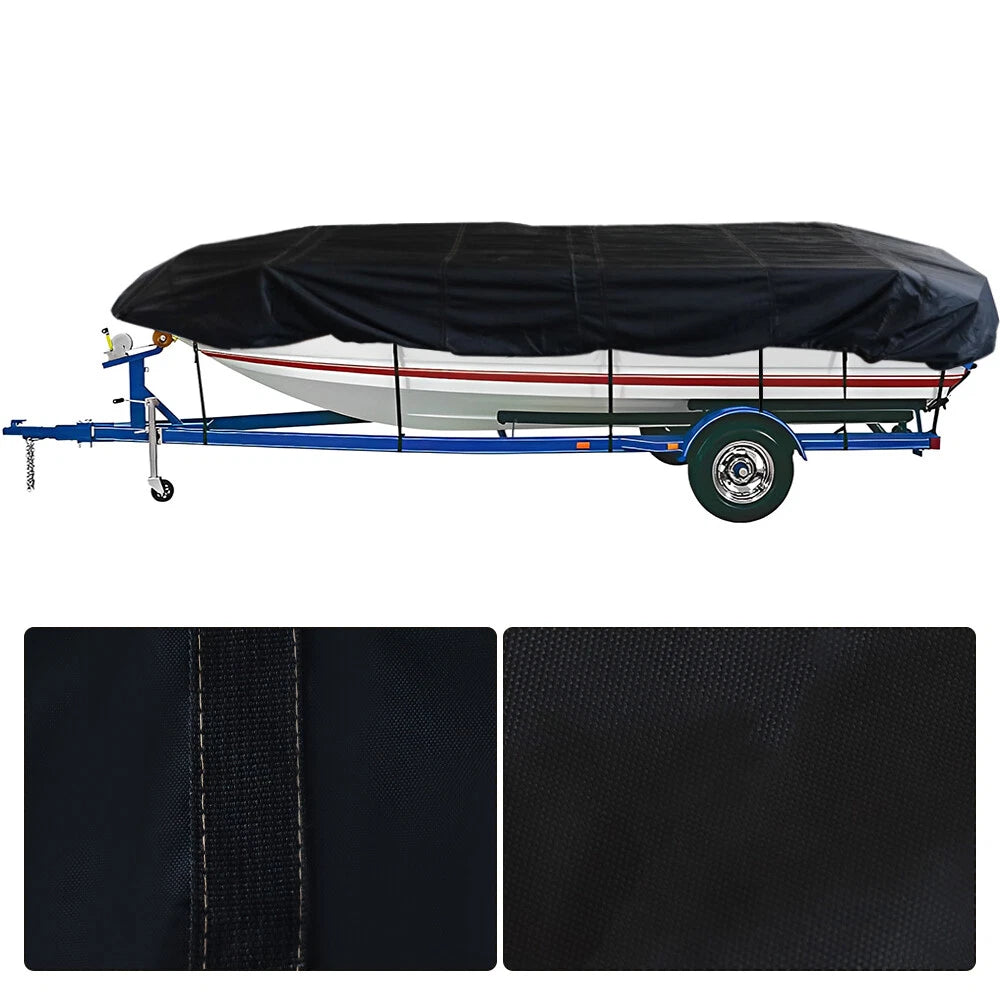 Boat Cover for Jon Boat (18 Ft) - Waterproof Trailerable