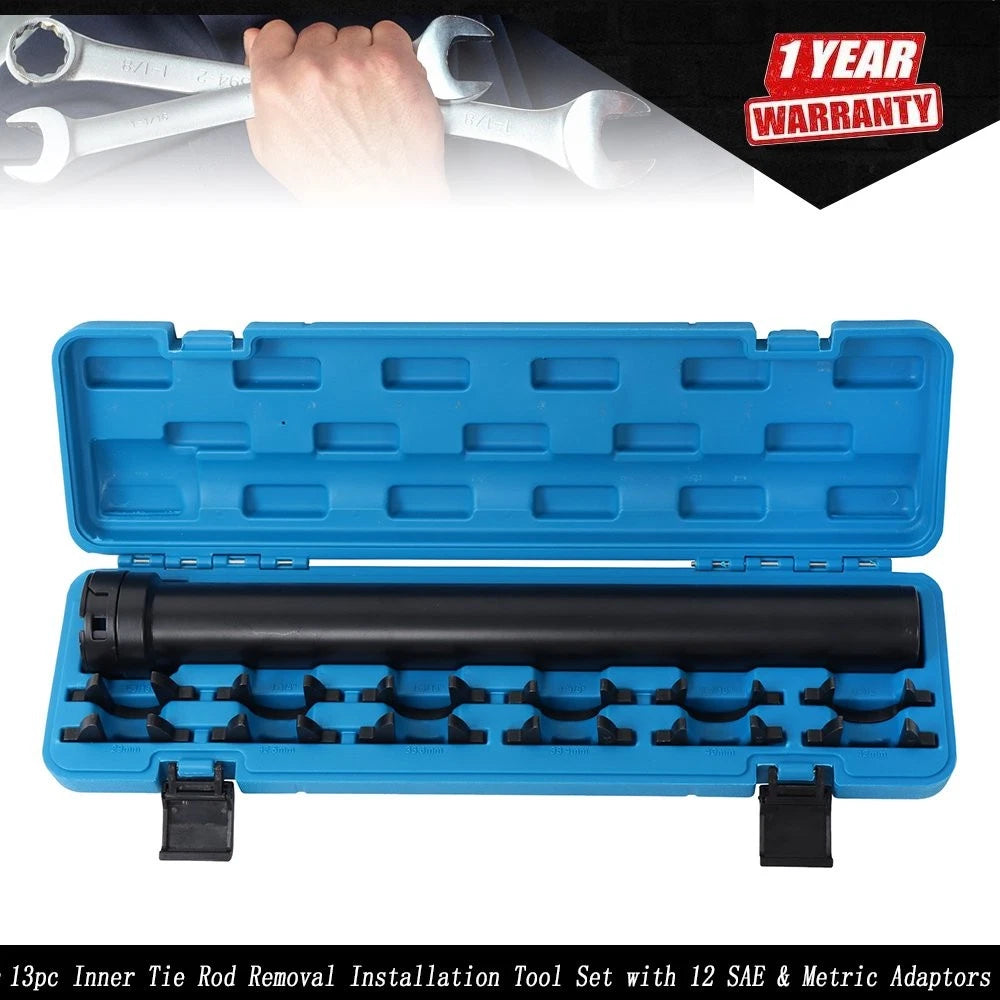 13pcs Inner Tie Rod Removal Tool Kit for Auto (Universal)