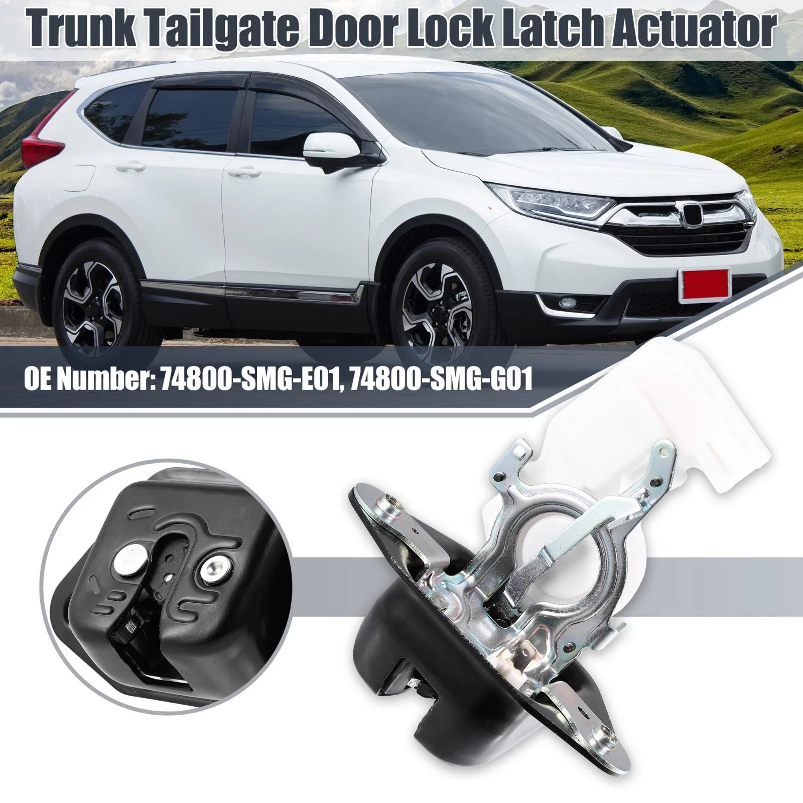 Trunk Lock Latch Actuator Rear Tailgate Door Latch for Honda CRV (2007–2011)