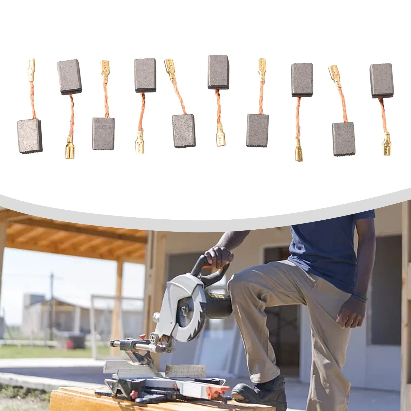 Carbon Brush Set for Electric Motors