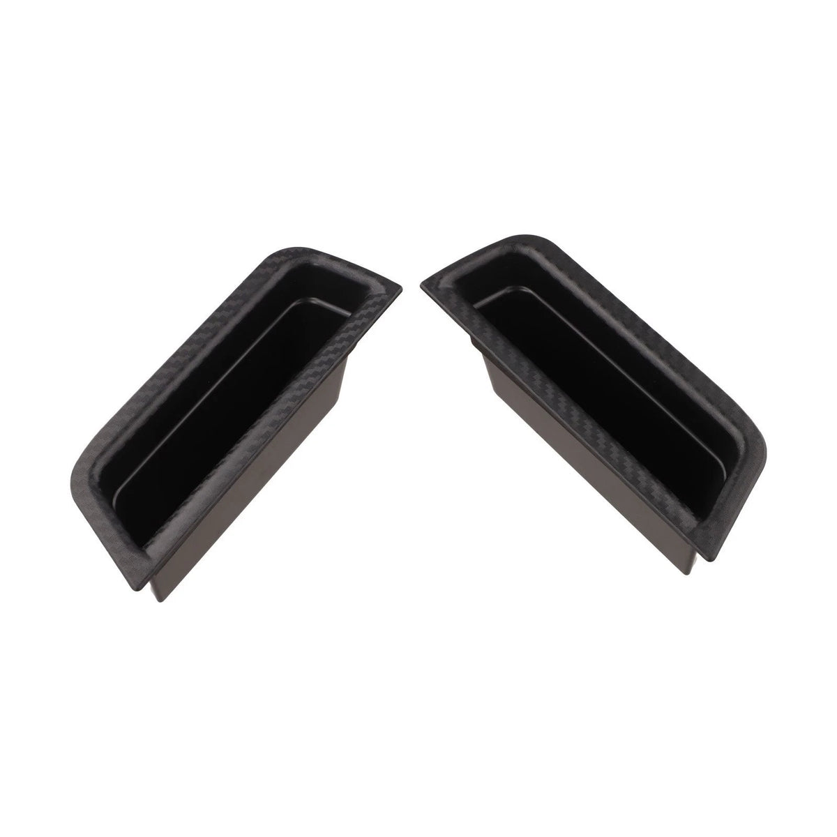 Door Storage Box for Ford Mustang - Vehicle Load Organizer, ABS Black
