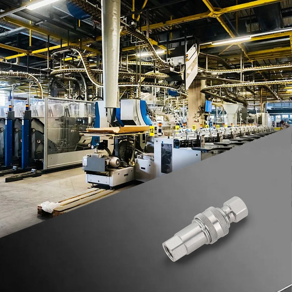 Steel Ball Locking Hydraulic Quick Connector for