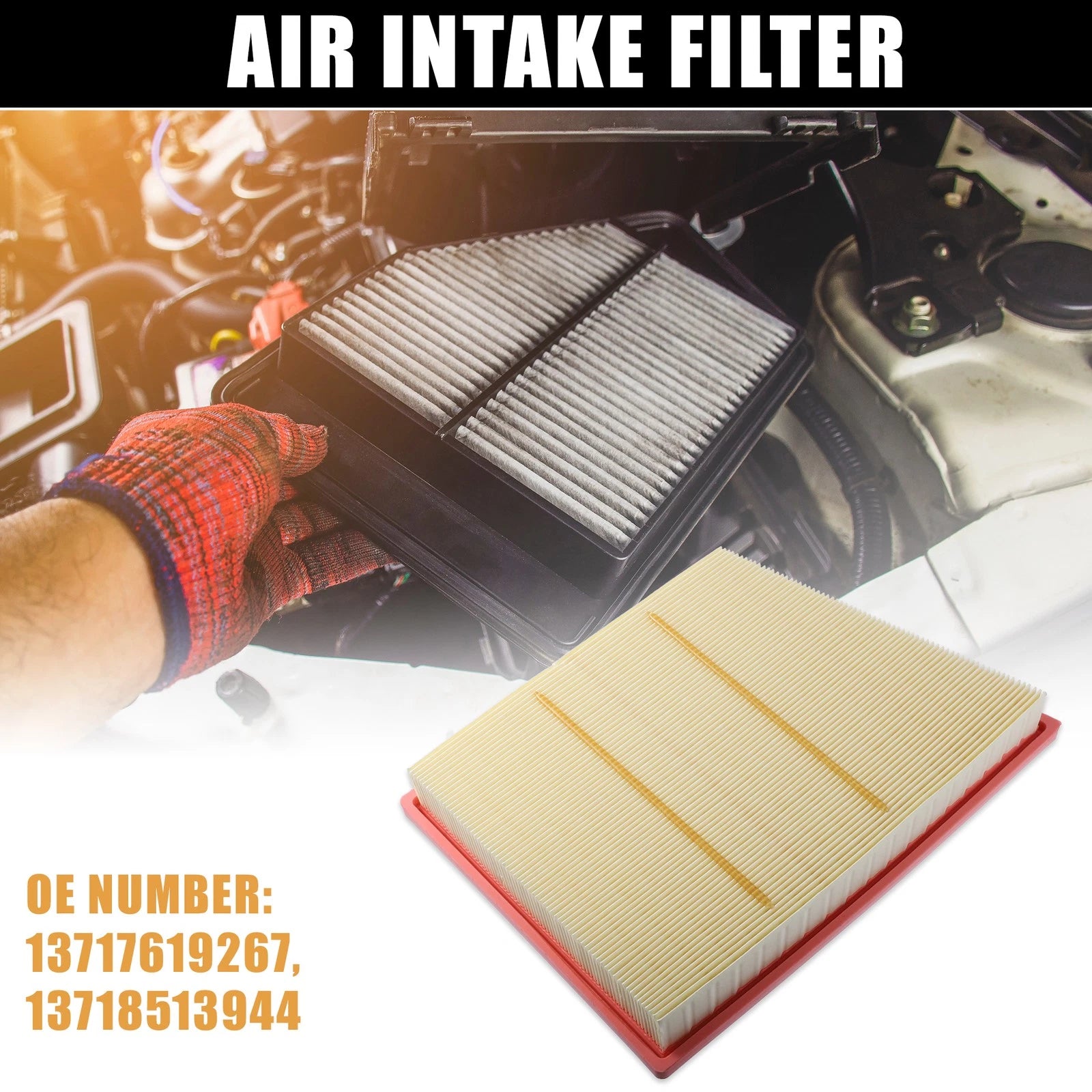 Engine Air Filter OEM Replacement for BMW 1 Series Saloon F52 (2016–2019)