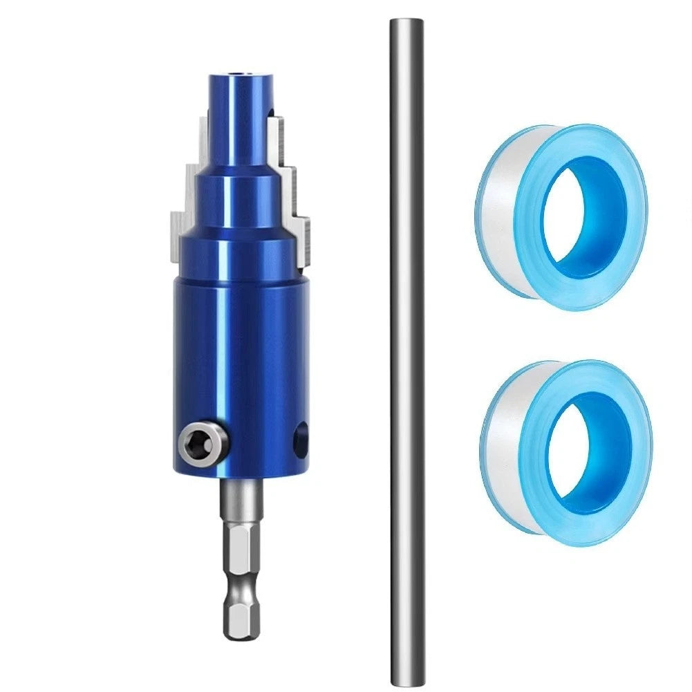 Pipe extractor tool for broken wire removal (Includes extension bar, tape)
