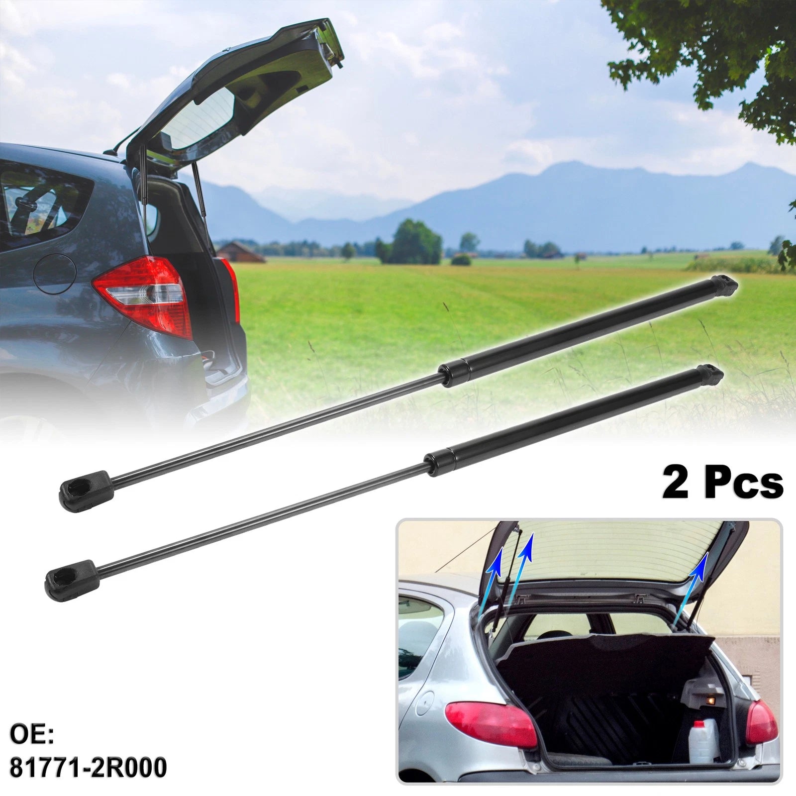 Rear Hatch Lift Support Gas Struts Replacement for Hyundai i30 (2007–2017)
