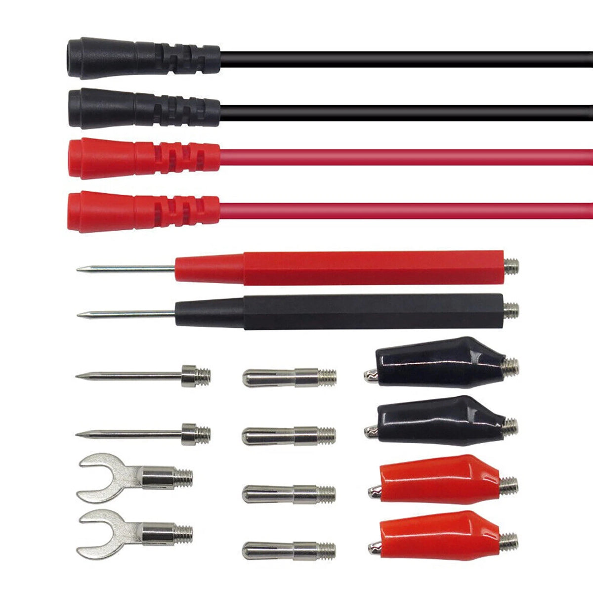 16Pcs Test Lead Cable Probes for Multimeter Accessories