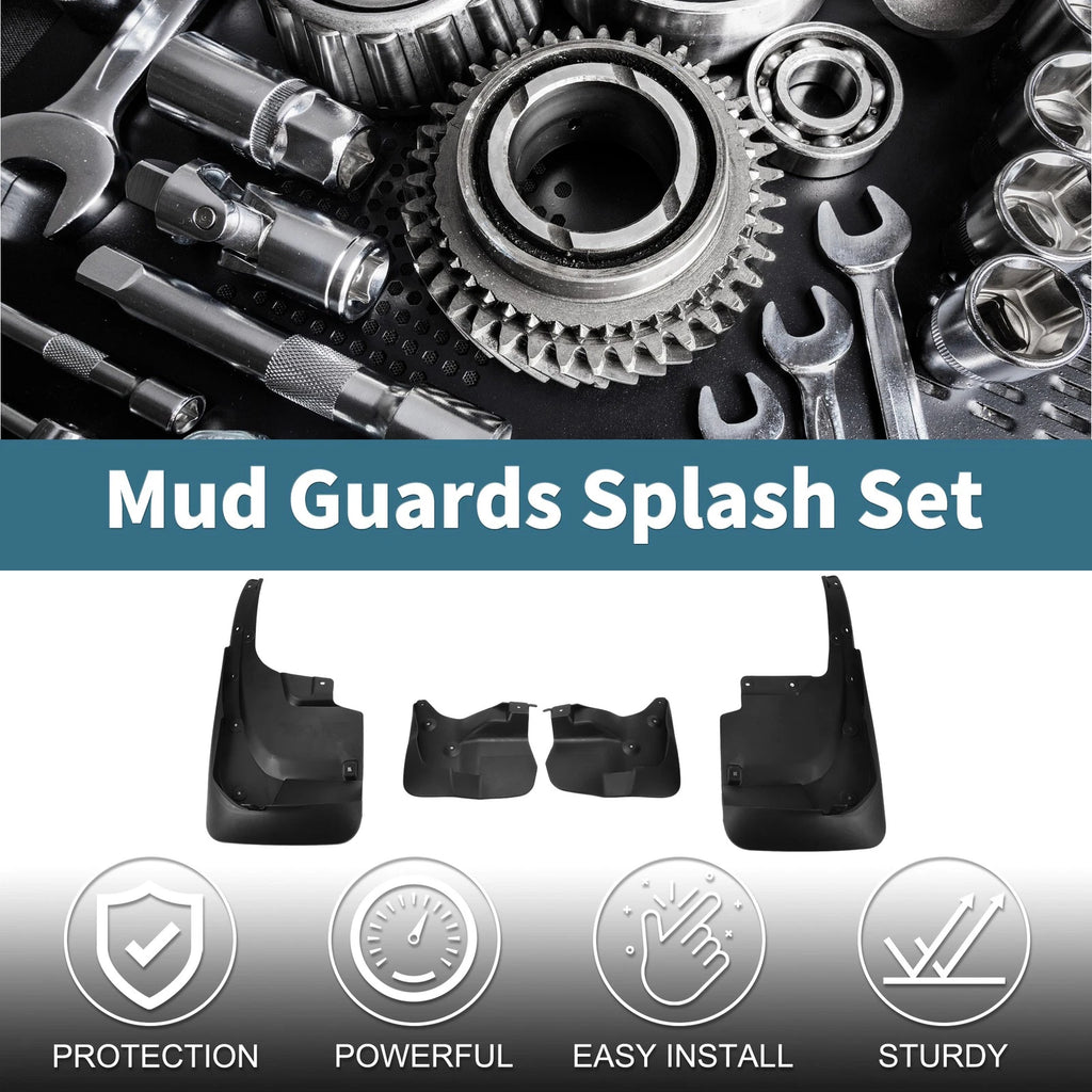 Mud Flaps Splash Guards Front for Toyota Land Cruiser FJ200 (2010–2015)