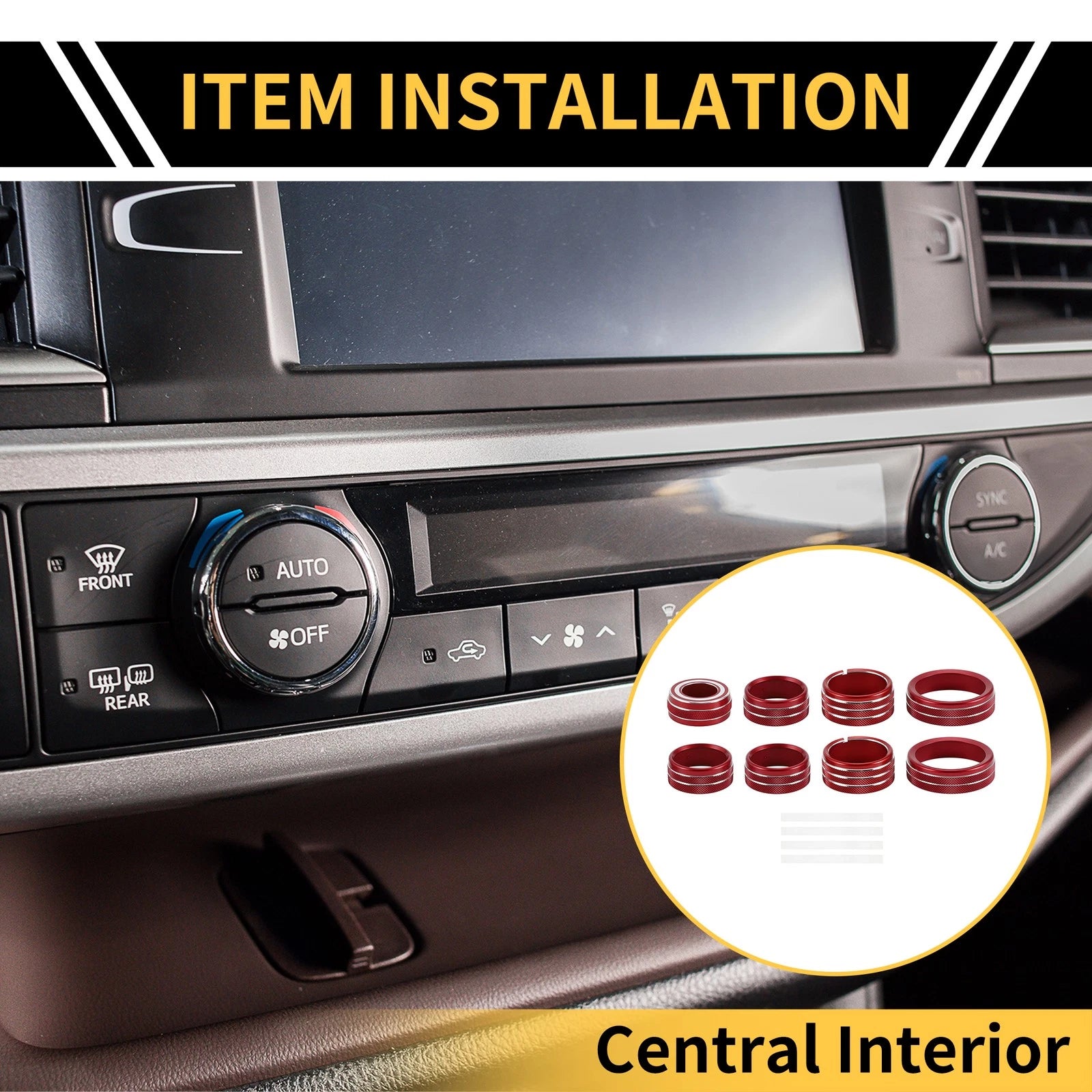 4WD Light Switch Knob Cover Ring Replacement for GMC Sierra (2014–2018)