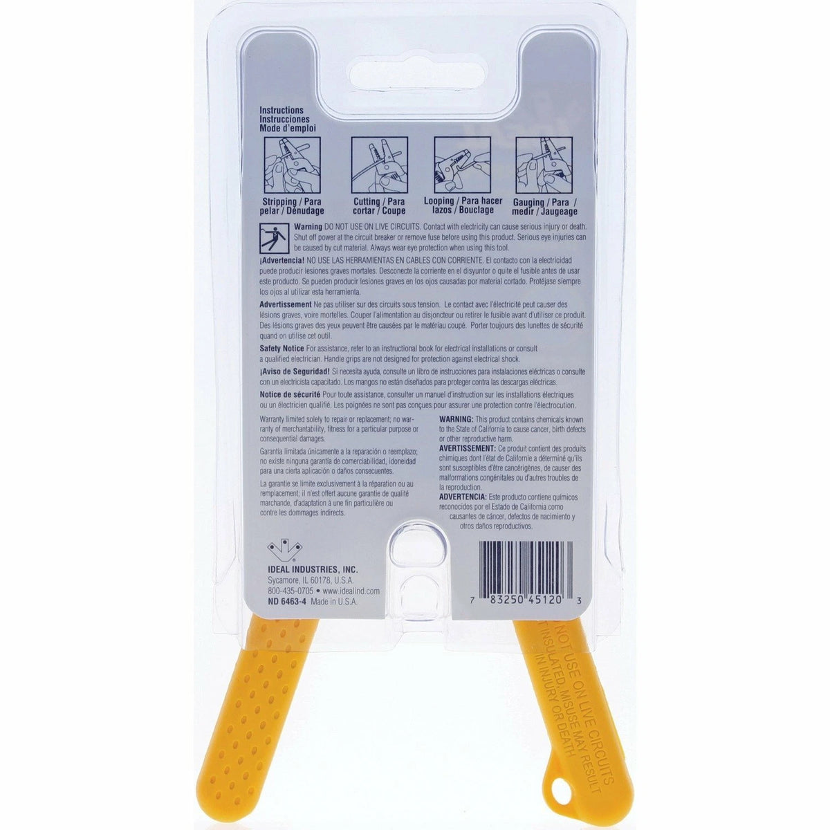 Ideal 45-120 T Stripper for Solid & Stranded Wires (2010–2018)