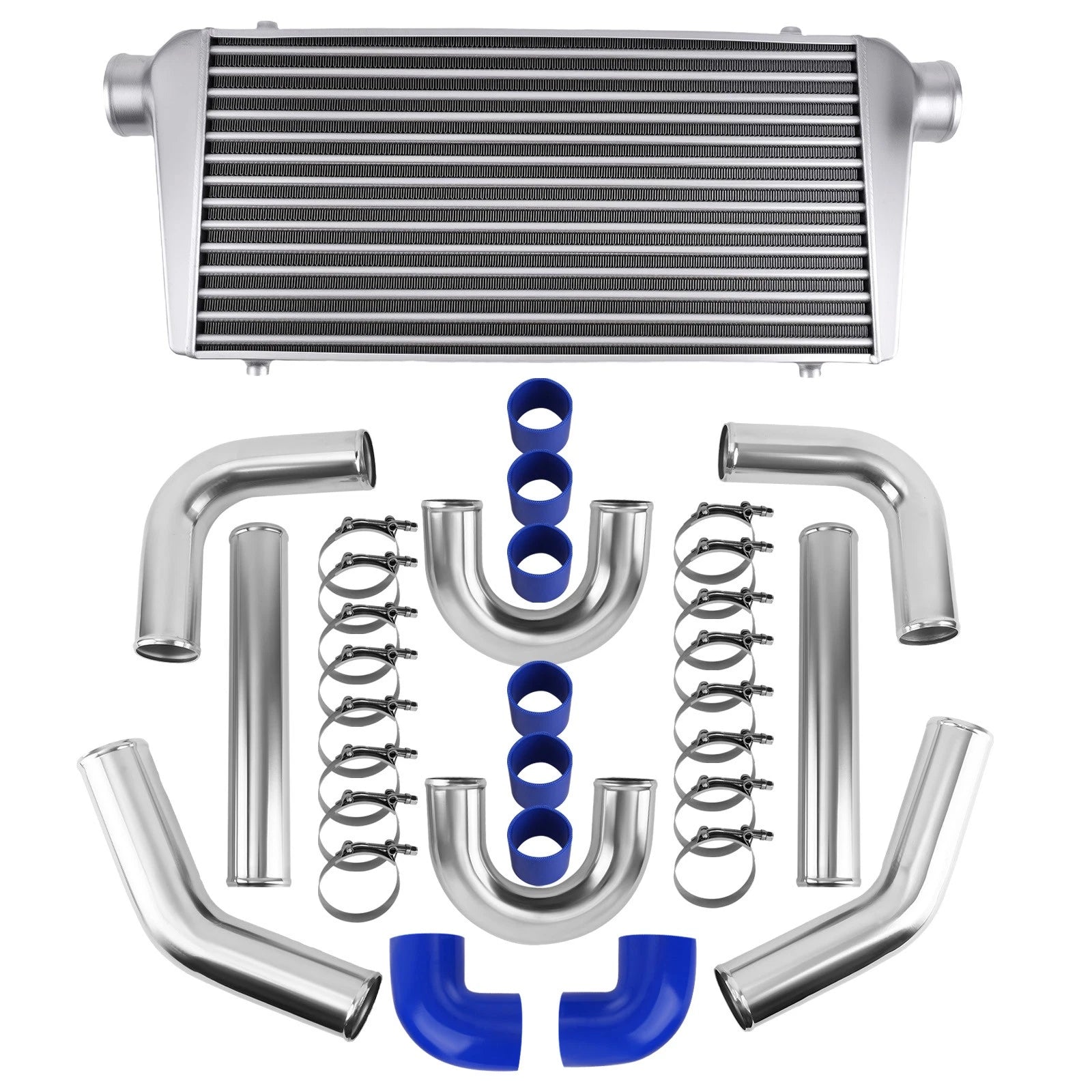Intercooler + 3" 76mm Turbo Piping Kit for
