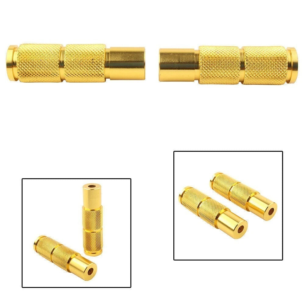 Rear Set Footpegs for Universal Motorcycle (Universal) - Yellow