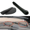 Set of 2 ABS Black Wiper Covers for BMW E60 E61 E63 E64 (2001–2010)
