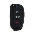 Silicone Key Case with 3 Buttons for Audi A1 A3 (2010–2020)