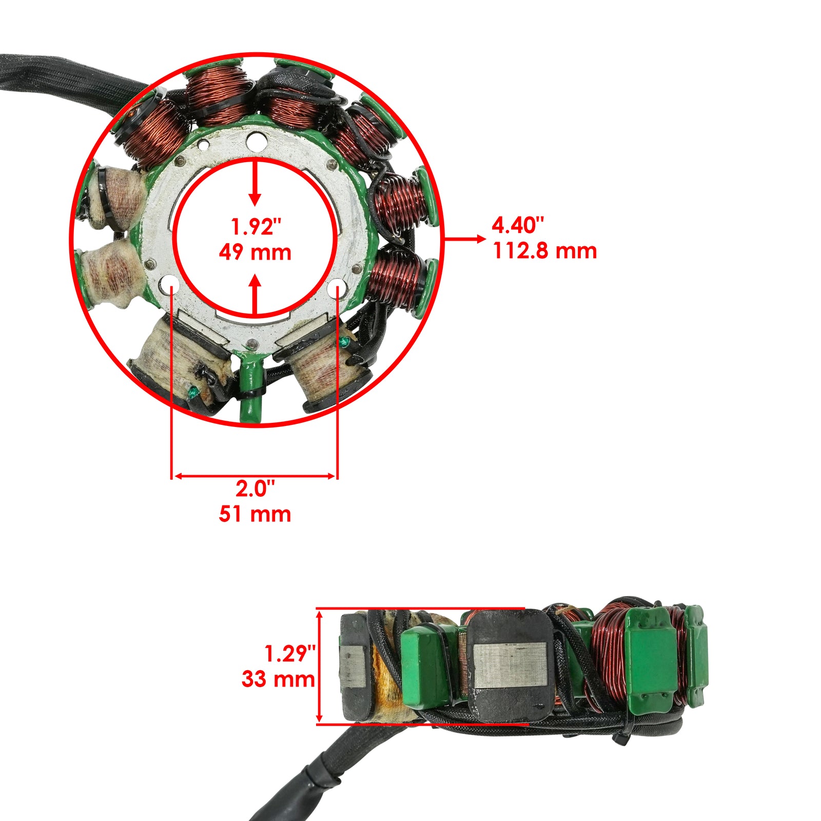 Stator Replacement for Arctic Cat ZR 500 580 600 EFI Le ZR (2008–2017)