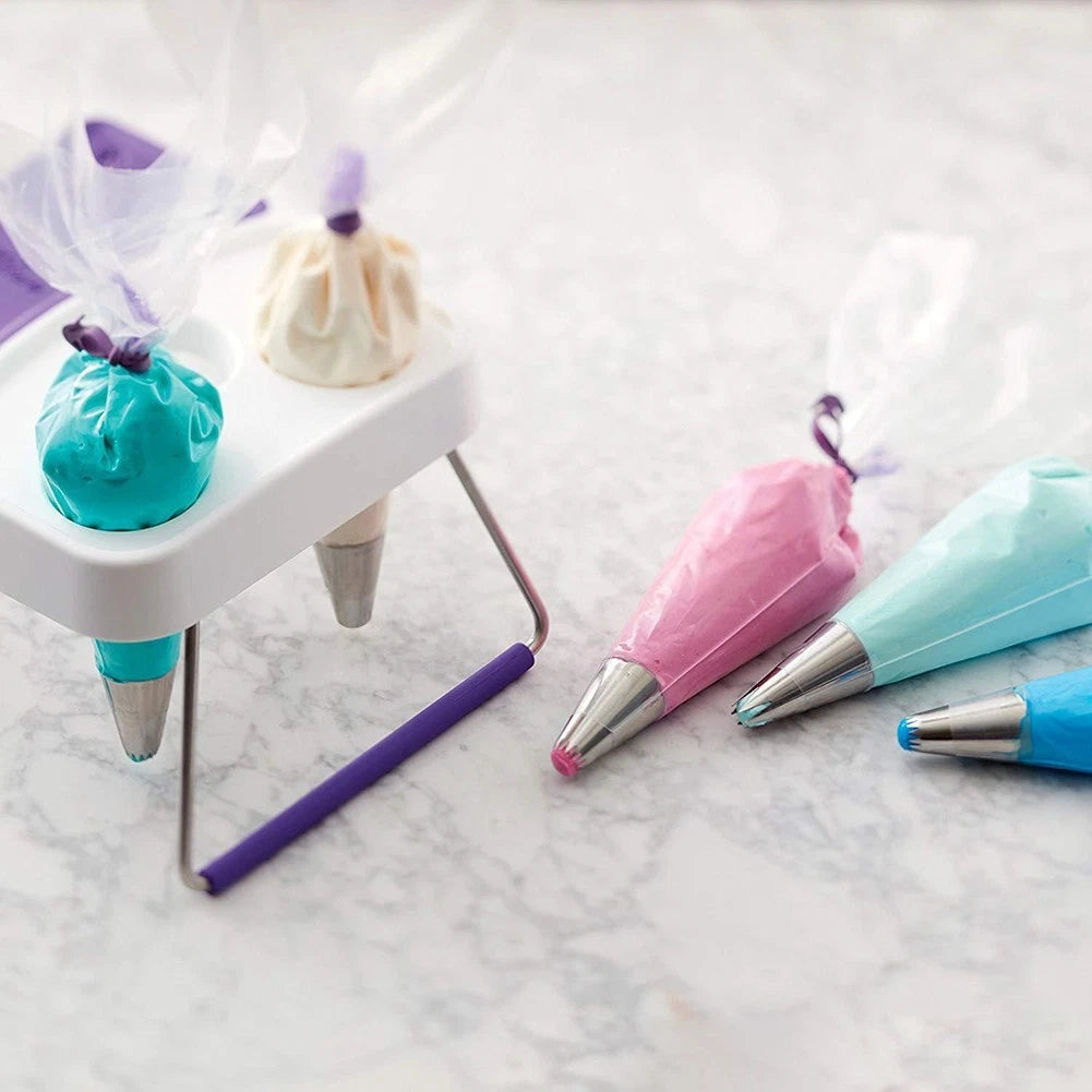 Flexible Silicone Bag Closure Ring for Cake Decorating (Multiple Use)