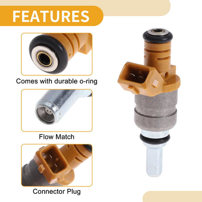1 Pcs Fuel Injector No.OK30E13250 for KIA RIO 1.5L 1.6L (2001–2005)