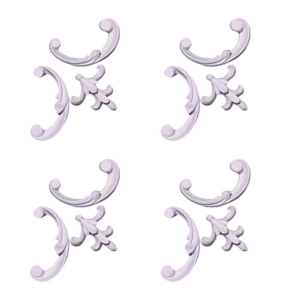 Set of 4 Wall Corner Molding for Fleur De Lis Embellishment