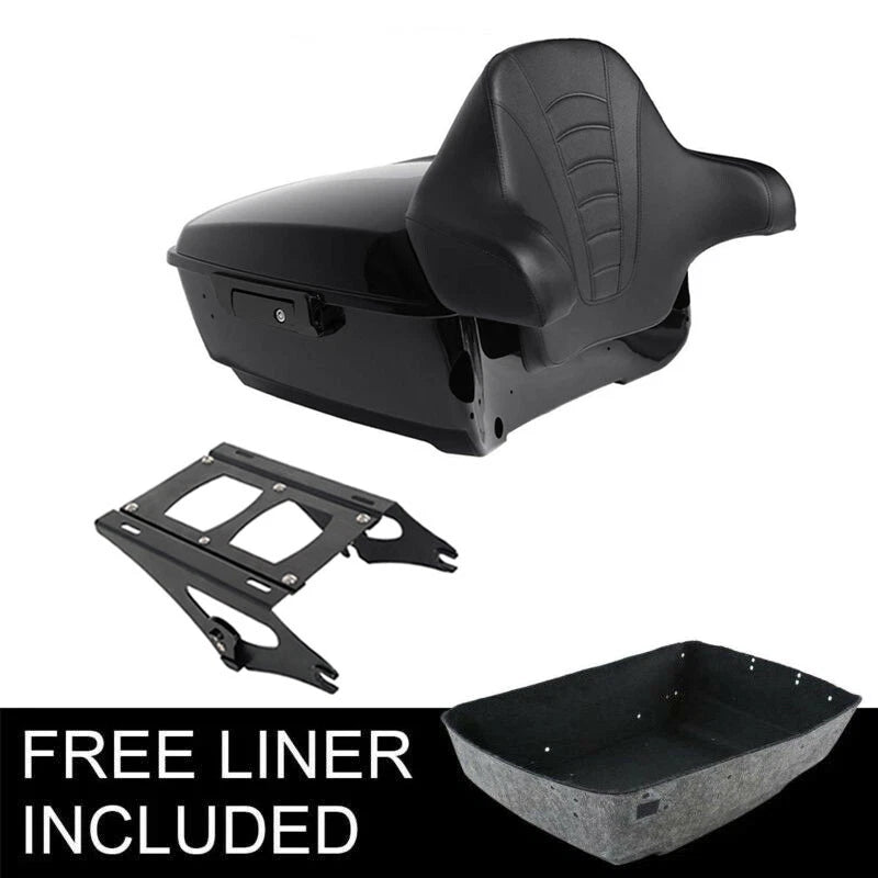 Trunk Backrest Pad Mounting Rack for Harley Touring Road Glide (2014–2026)