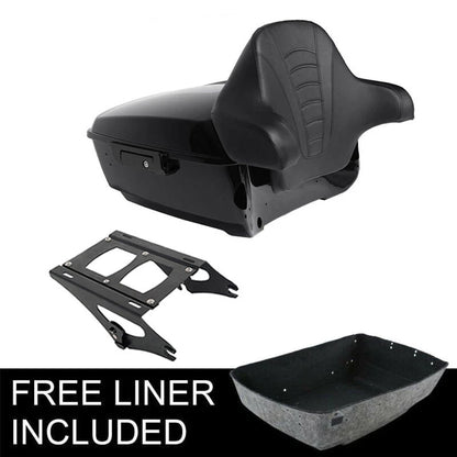 Trunk Backrest Pad Mounting Rack for Harley Touring Road Glide (2014–2026)