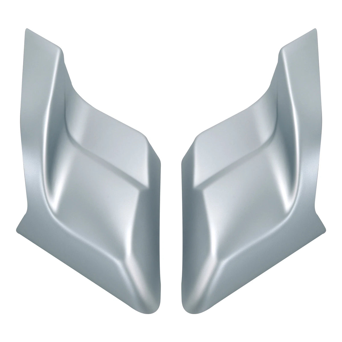 Stretched Side Covers for Harley Touring Glide (2014–Present) - Barracuda Silver Denim