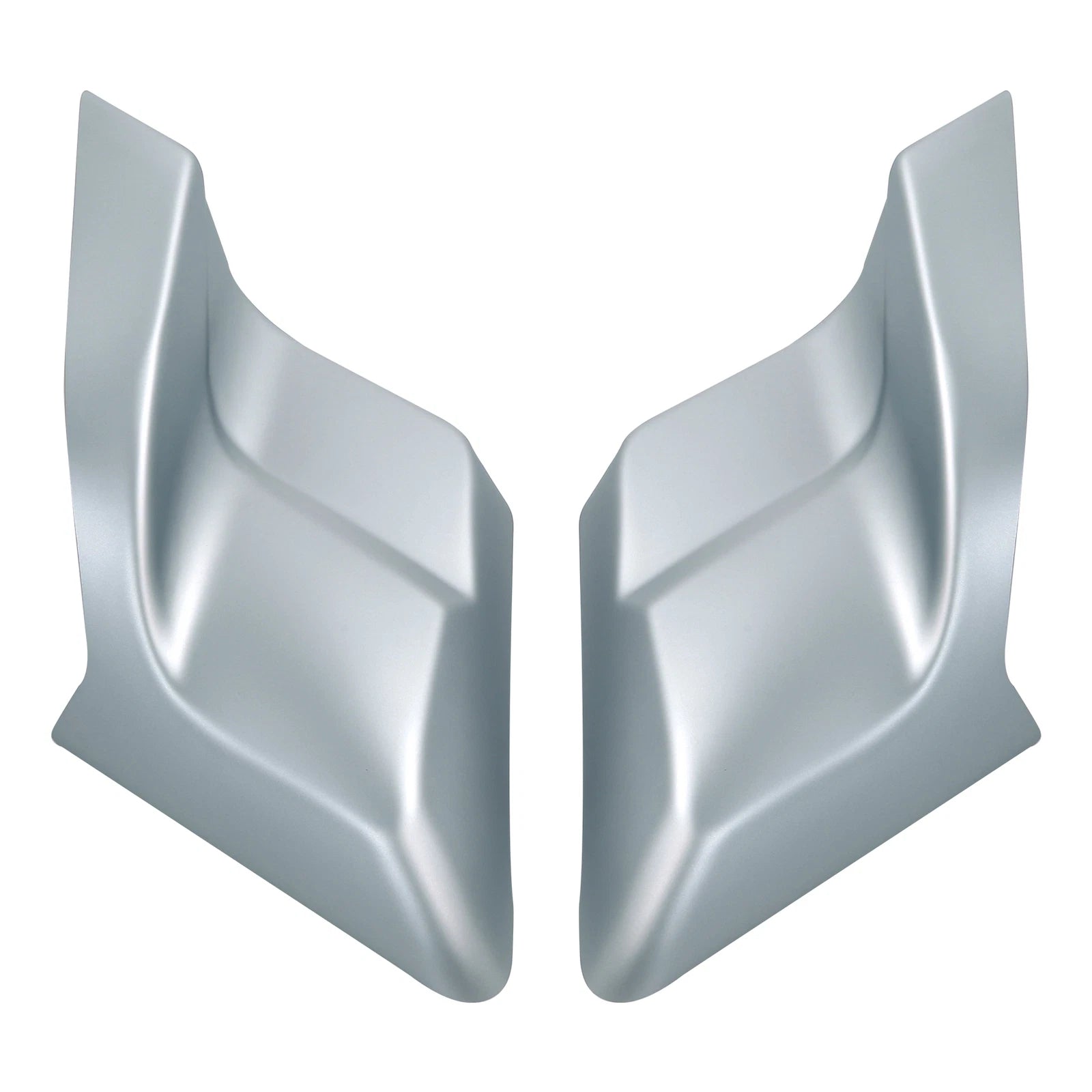 Stretched Side Covers for Harley Touring Glide (2014–Present) - Barracuda Silver Denim