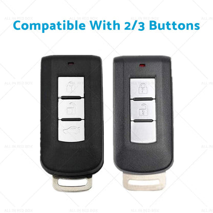 TPU Remote Key Fob Shell Cover for Mitsubishi ASX Lancer Outlander (2010–2023)