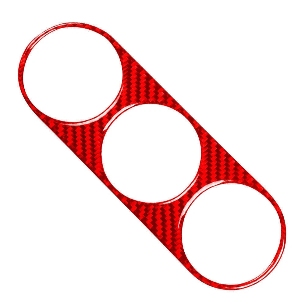 Air Conditioning Switch Panel Cover for Dodge Challenger (2008–2014) Red Carbon Fiber