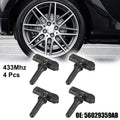 Tire Pressure Sensor 4 Pack 433MHz Replacement for Jeep Dodge Chrysler (2014–2022)