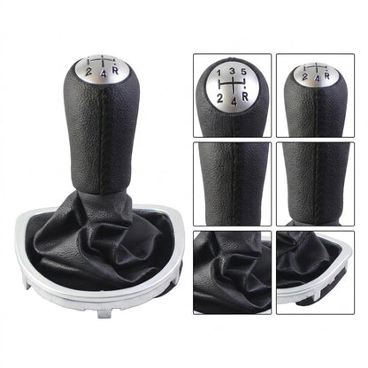 Black Gear Shift Handle Assembly for Renault Clio III (2005–2012)