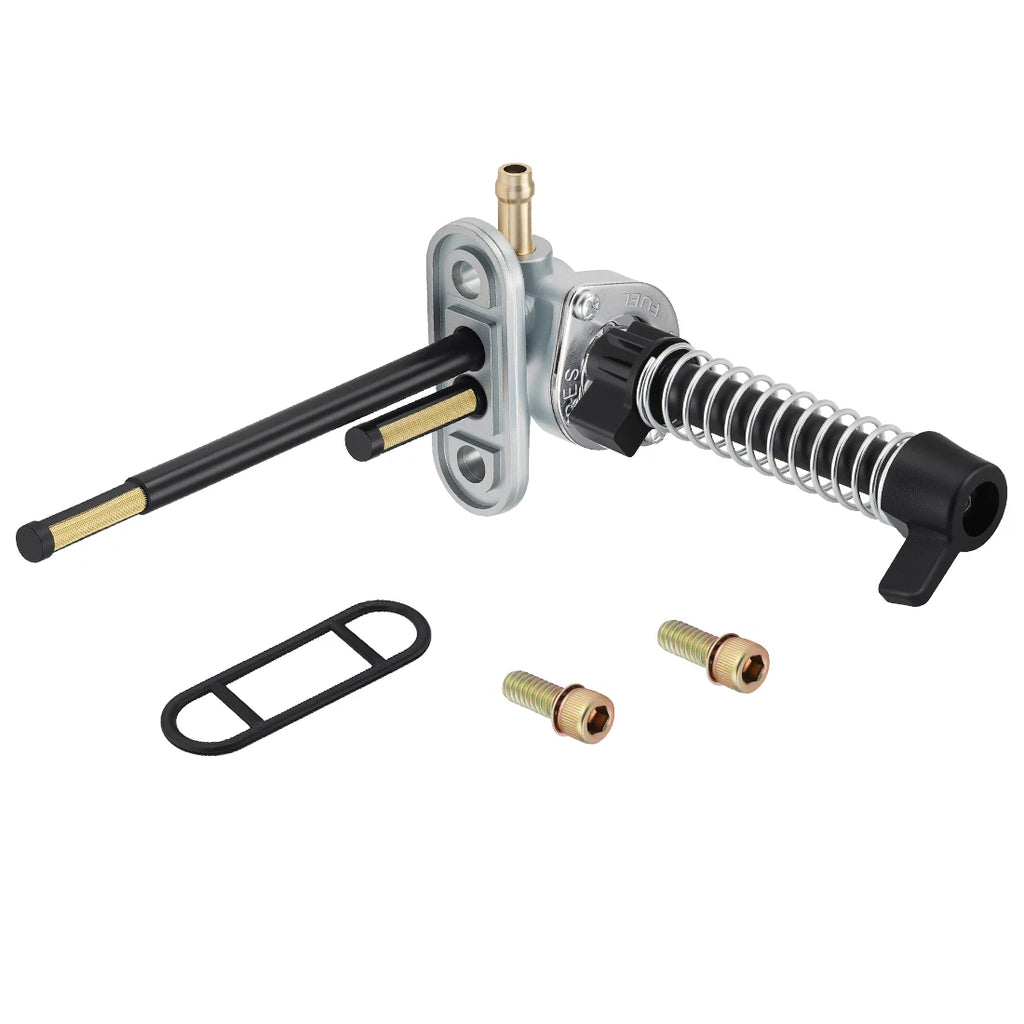 Aluminum Fuel Valve Petcock + Lever Extension Kit for Polaris Big Boss