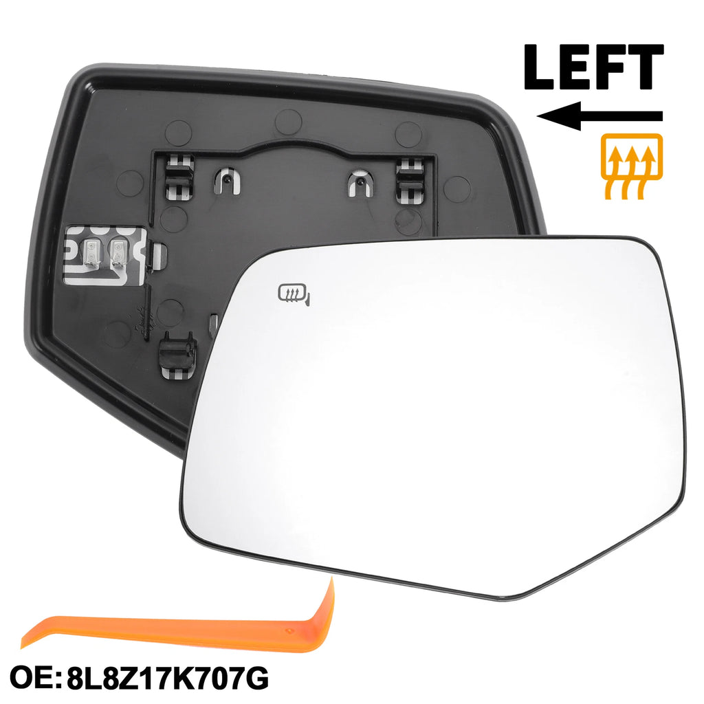 Heated Left Driver Side Mirror Glass for Ford Escape (2008–2012)
