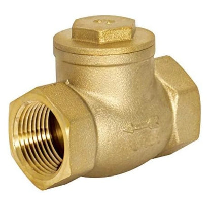 1 Inch NPT Brass Swing Check Valve for Pipe Systems