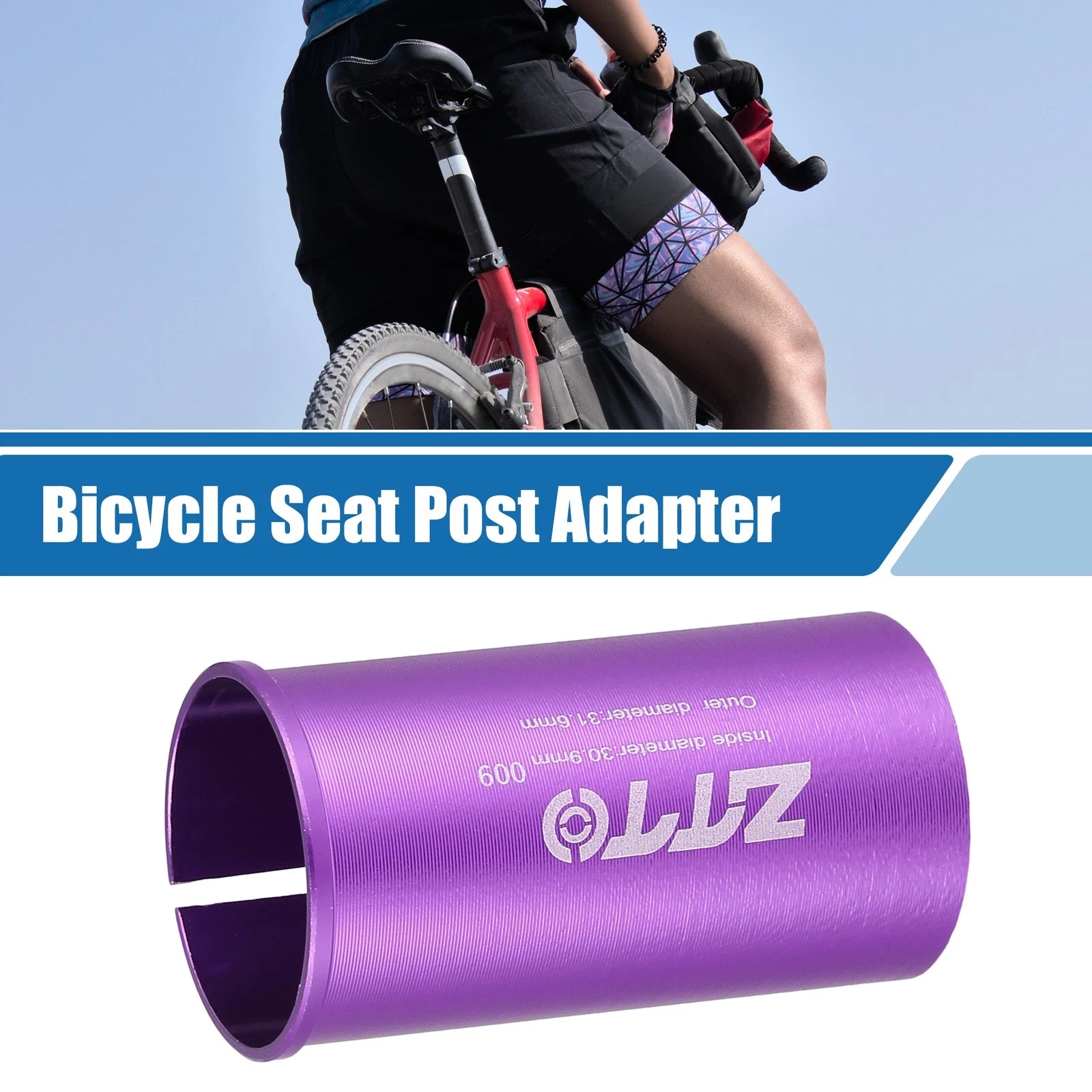 Seat Post Adapter 31.6mm OD 30.9mm ID Replacement for Bicycle (2010–2020)