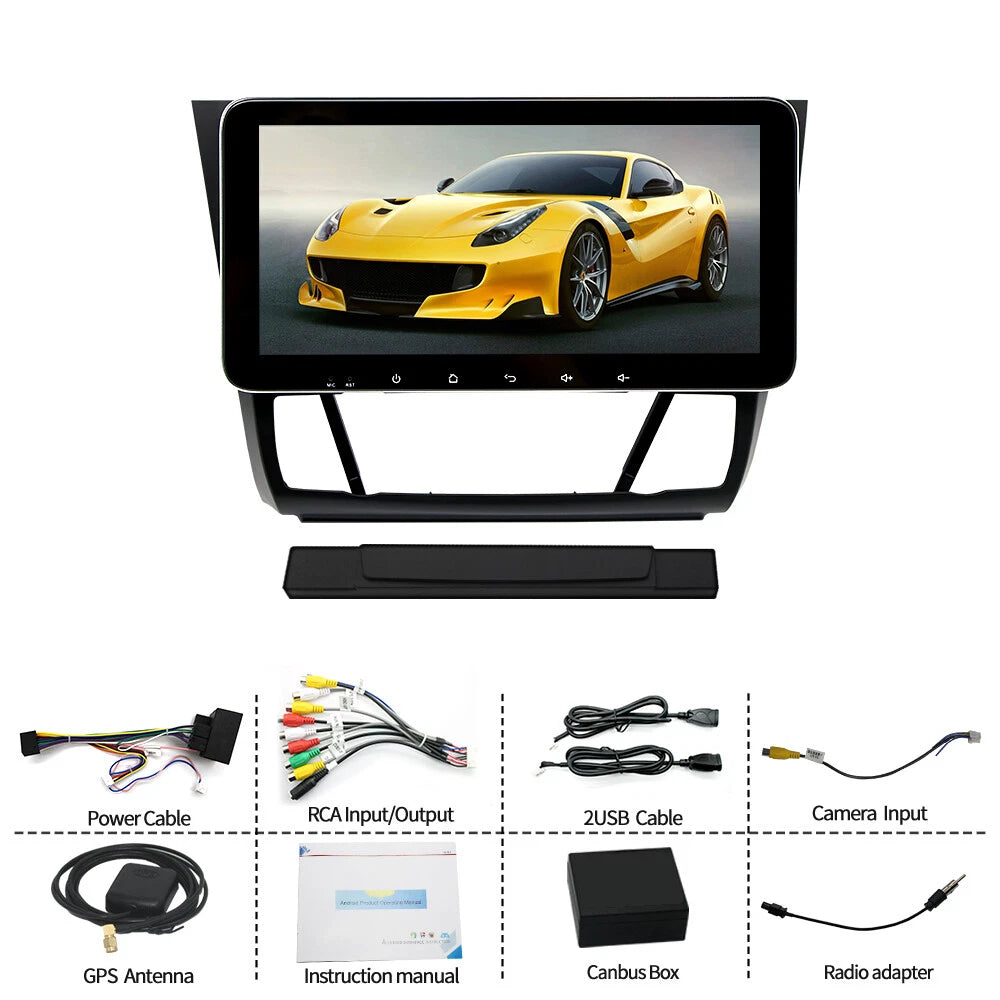 Car Stereo Radio GPS for BMW 1-Series E81 E82 E87 E88 (2004–2012)