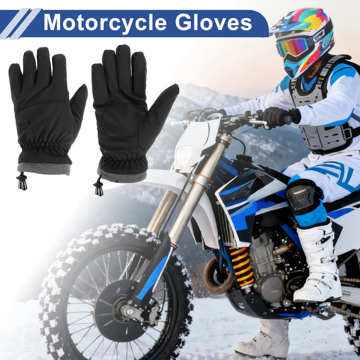 Cycling Gloves Fingerless for Mountain Biking Coral Fleece Black (One Size)