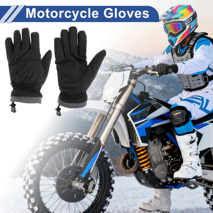Cycling Gloves Fingerless for Mountain Biking Coral Fleece Black (One Size)