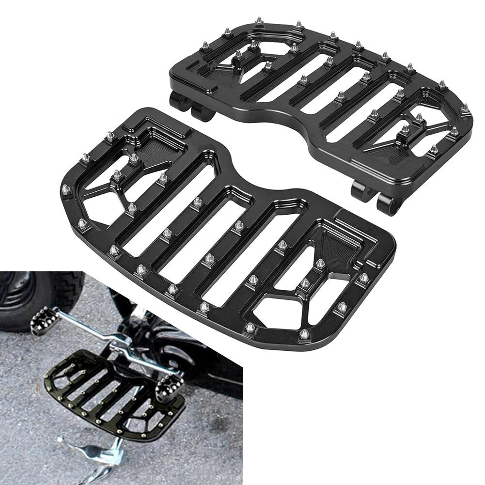 MX Style Front Driver Floorboards Foot Peg For Harley Touring Street Glide 84-17
