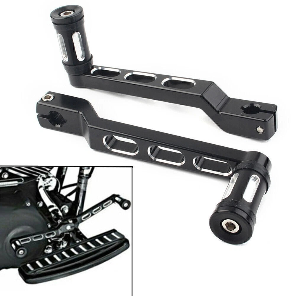2X Heel & Shift Toe Levers Shifter Pegs for Harley Touring (2014–2023) BLACK