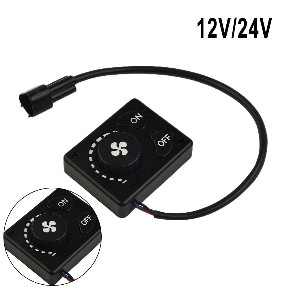 Parking Heater Control LCD Knob Switch for Diesel Air (12V 24V)