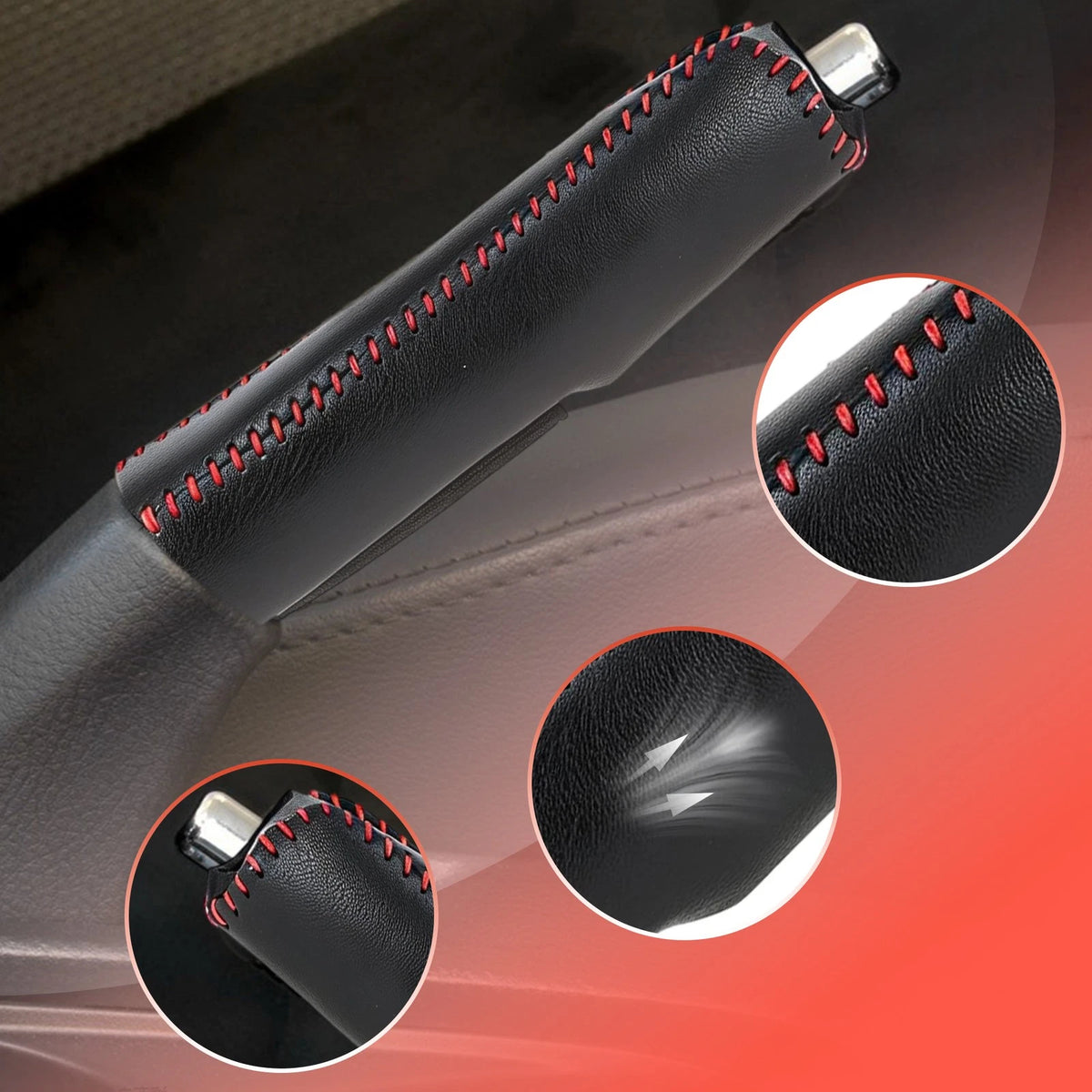 Leather Handbrake Cover Protective Shell for Mitsubishi (2006–2025)