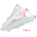 Clear Double Bubble Windshield for Yamaha YZF-R1 (2007–2008)
